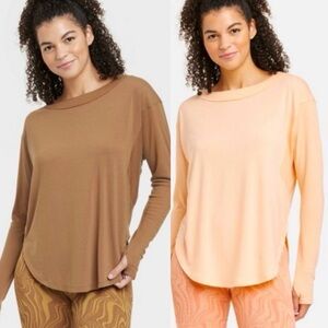 *Set of 2* JoyLab Long-Sleeve Tunic Tops